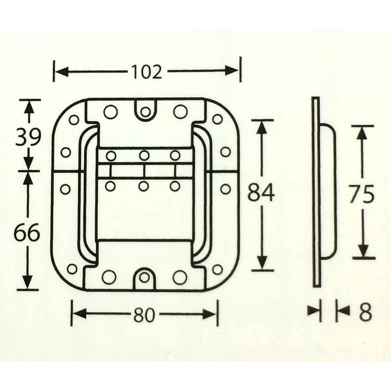 Adam Hall 27095 Lokkstopper Medium m/hengsle