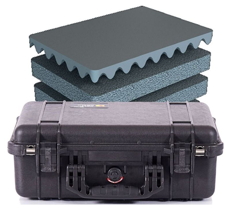 Peli 1500 Protector Case m/multilagsskum