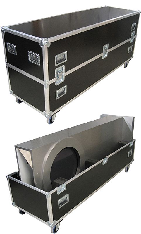 Flightcase til display
