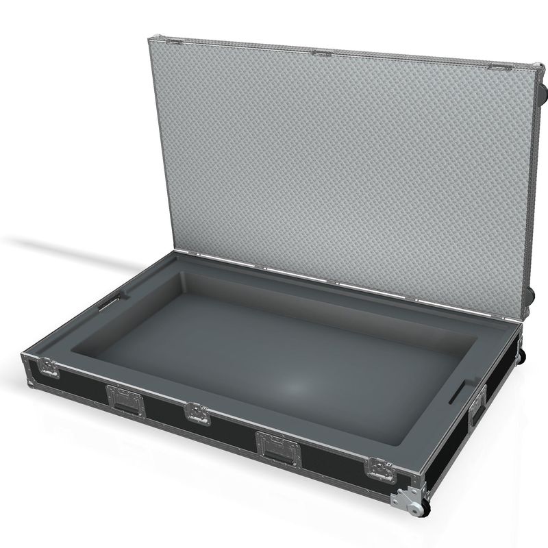 Samsung 65'' QB65C Flightcase m/trillehjul