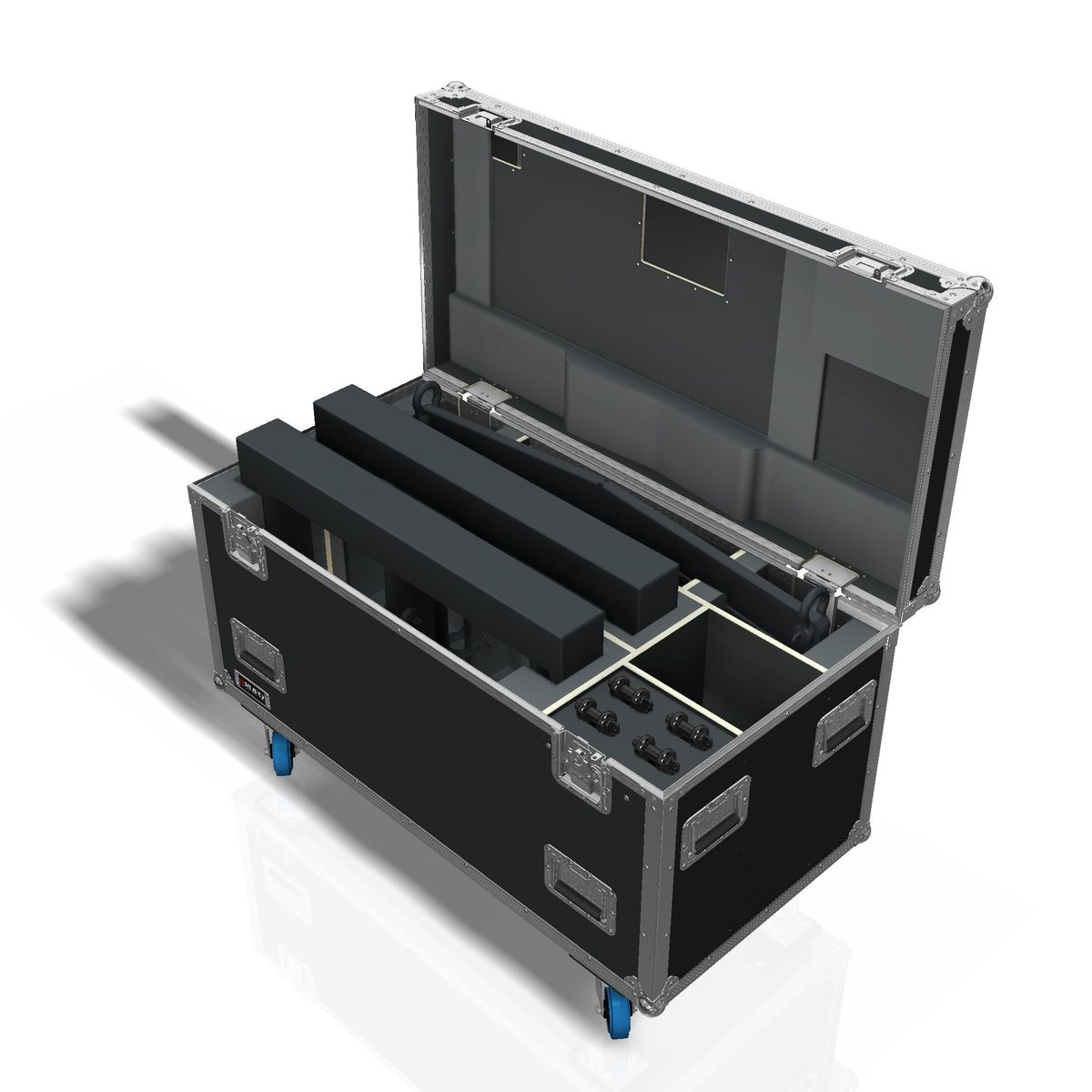 L-Acoustics L2-Bar og L2-Bump (2stk) - Flightcase